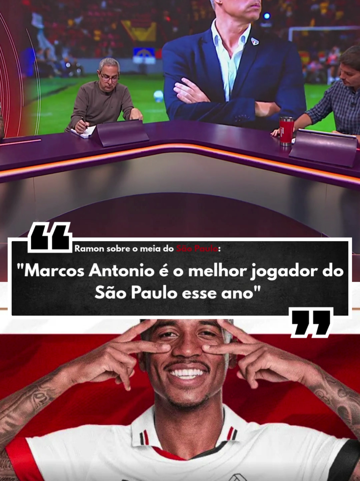 COMENTARISTA COLOCA MARCOS ANTONIO COMO O MELHOR JOGADOR DO SÃO PAULO DESSE ANO #saopaulo #saopaulofc #futebol #marcosantonio