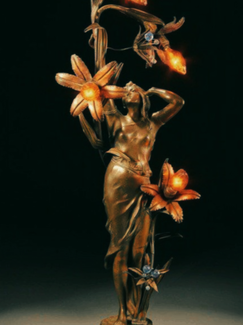 Antike Bronzelampen, wunderschöne Stücke...