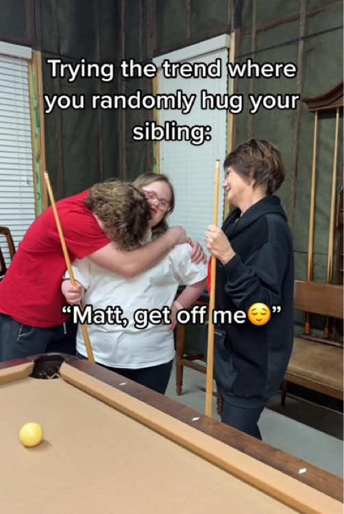 Trying the trend where you randomly hug your sibling  #foryou #fyp #baby #Siblings #usa🇺🇸 #unitedstates #foryou