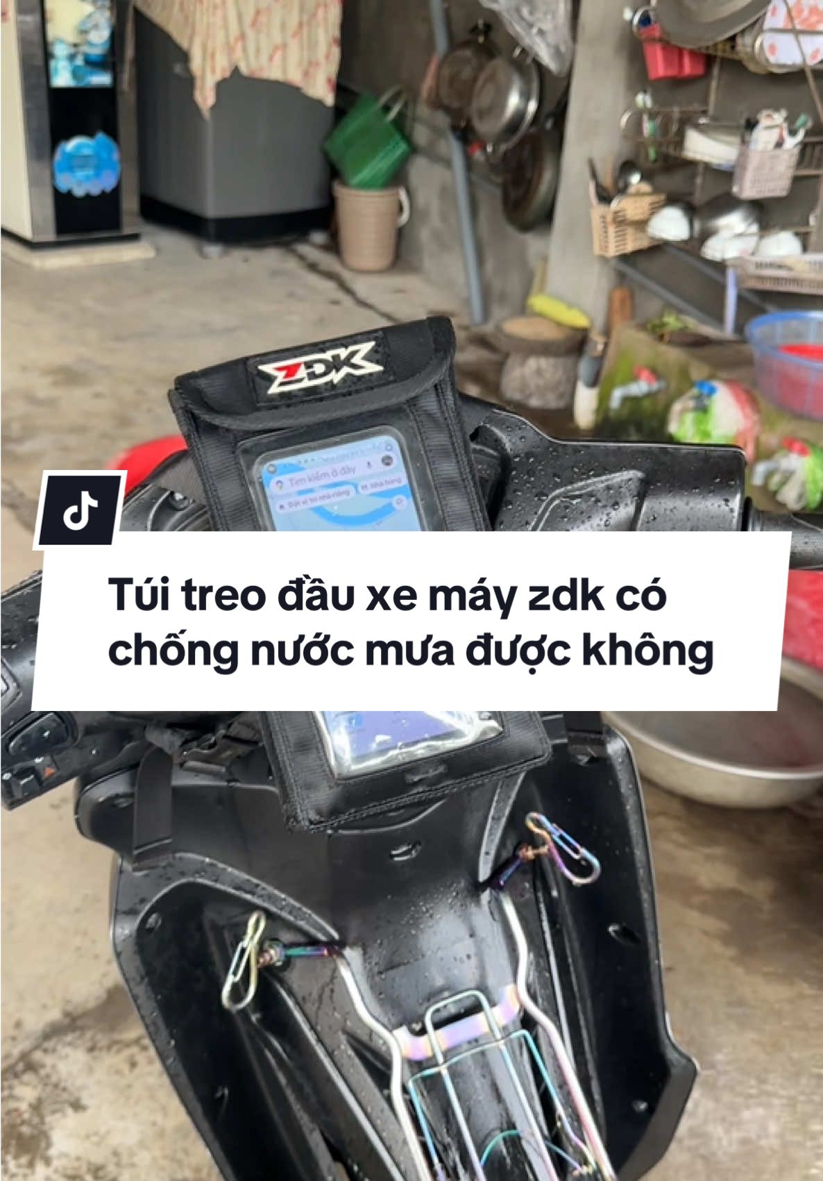 Túi treo đầu xe máy zdk đựng điện thoại để đi mưa nhỏ tiện lợi cho mấy anh em shipper #tuizdk #tuizdktreodauxemay #tuidungdienthoai #tuidungdienthoaichongnuoc 