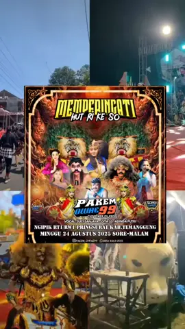 SAKSIKANNN DAN TUNTASKANN !!!!!!! Karnaval desa Ngipik, Pringsurat, Temanggung tanggal 24 Agustus 2025 bersama IR-ONE dan @pakemowae_99   #pakemowae99 #pakem99 #karnaval2025 #reog #ngipikpringsurattemanggung  @pakemowaee 