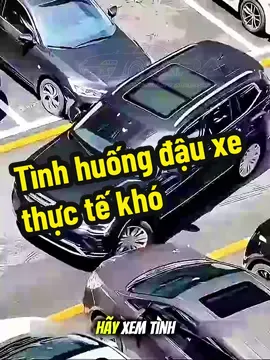 Tình huống đậu xe khó và hẹp. #laixe #hoclaixe #laixeoto #laixeantoan 