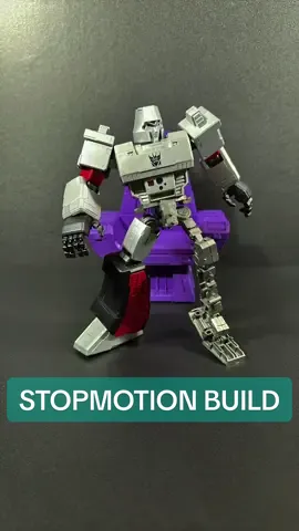 Stopmotion Build Megatron! #stopmotion  #animation  #stopmotionanimation  #transformers  #megatron @blokees.official 