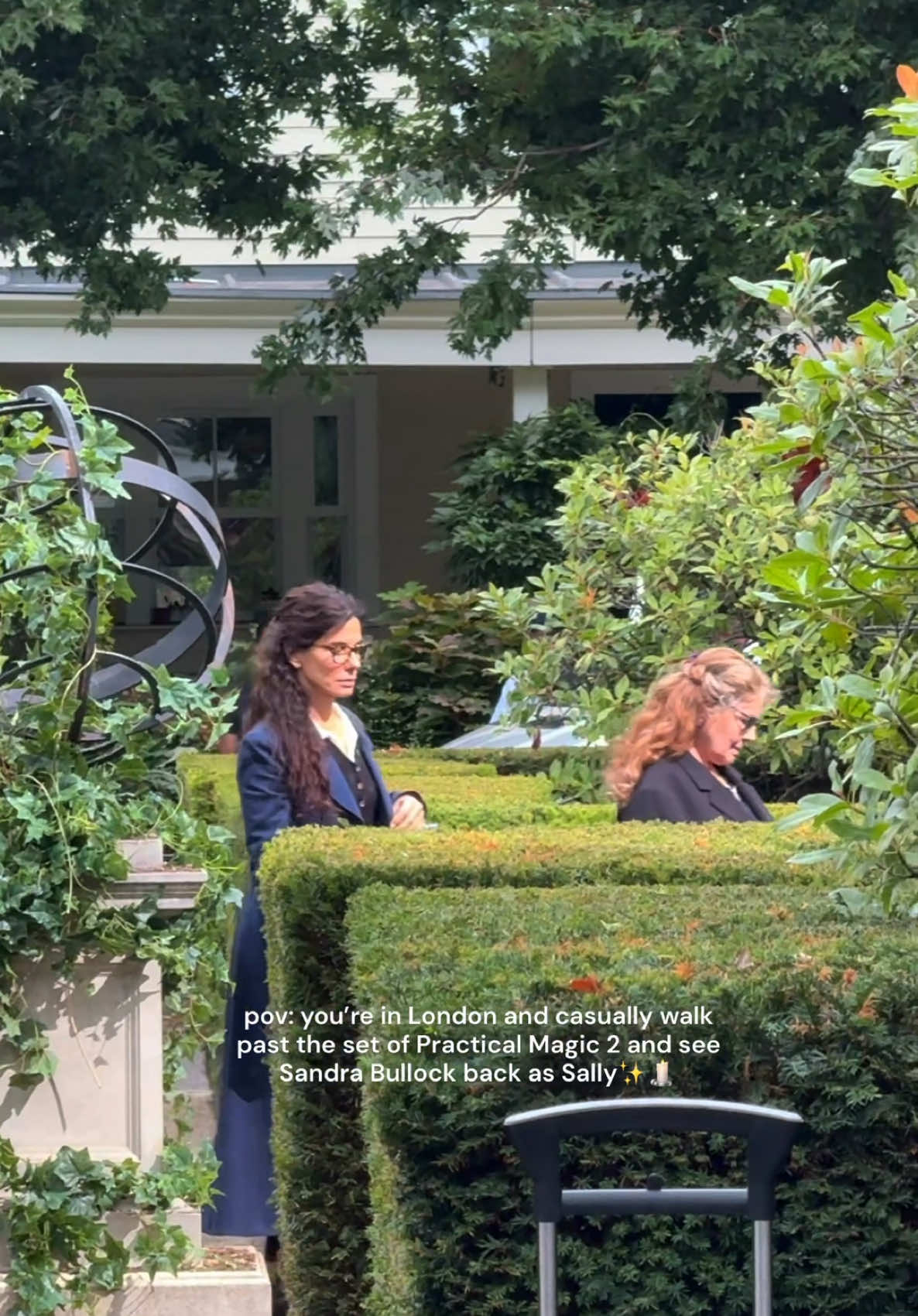 ✨Sandra Bullock spotted in London filming Practical Magic 2 ✨ #my_ldn #practicalmagic #practicalmagic2  #practicalmagictiktok #practicalmagicmovie #sandrabullock #filmset #londonlife🇬🇧 