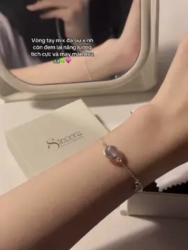 Vòng tay mix đá của nhà Sincera #vongtaymixda #nangluongtichcuc #sincera 