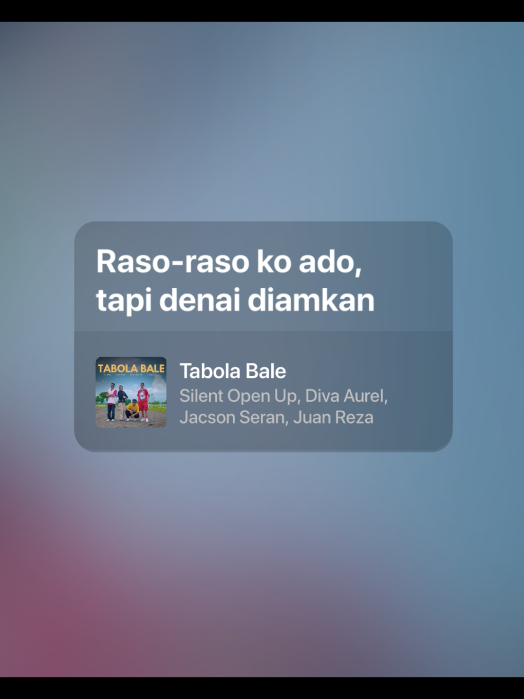 bukan org Minang, tpi part ini candu bgt woiii #tabolabale #lyrics #liriklagu #foryou #trend 