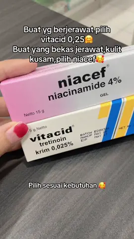 Jangan lupa setelah itu pakai sunscreen🥰#vitacid #vitacid025 #niacef #jerawatsembuh 
