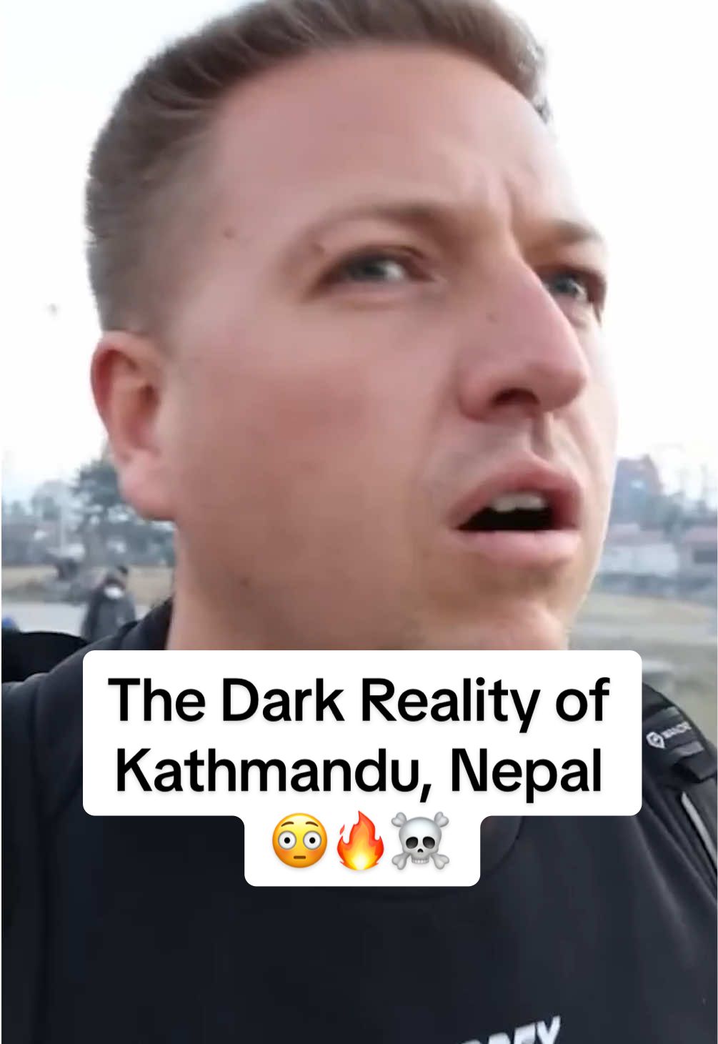 The dark reality of Kathmandu, Nepal 😳☠️🔥🌍 #nepal #traveltiktok #simonwilson #travel #solotravel 