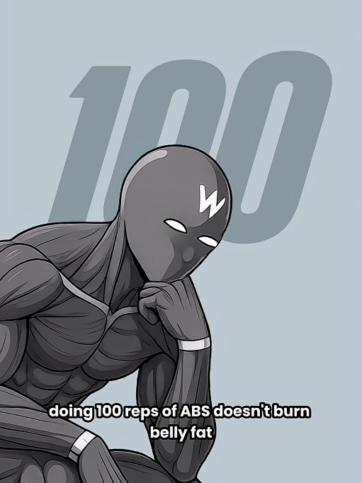 Stop doing 100 crunches. It's useless  #workout #gym #Fitness #homeworkout #tabata 