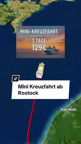 Mini Kreuzfahrt ab Rostock - 3 Tage nach Kopenhagen 😍🛳