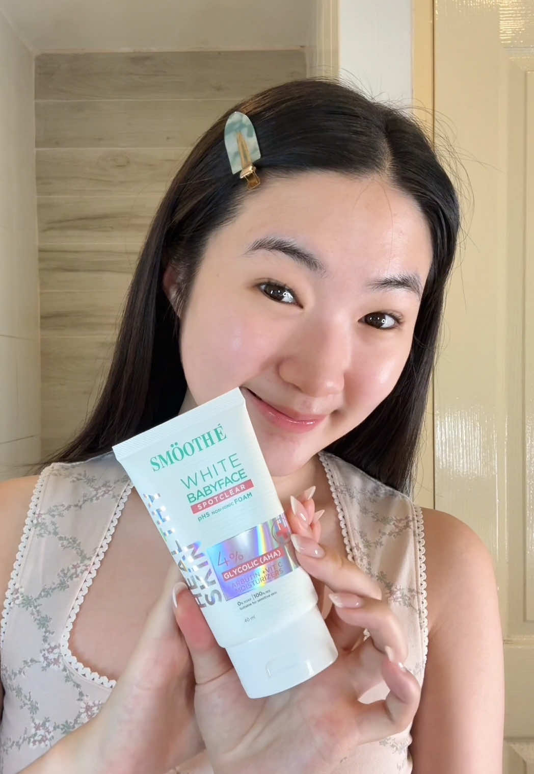 รีเซ็ทผิวโกลว์ กับ SmoothE ✨#ครึ่งหน้ารู้เรื่อง #โฟมที่หลิงเลิฟ #SmoothEpH5 #สมูทอี #โฟมพี่หลิง