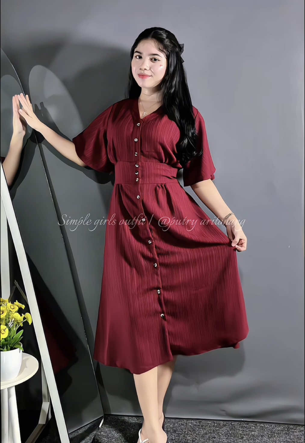 Ini dressnya cantikk bangett😍💗 #rekomendasi #dress #dresscantik #dreskekinian 