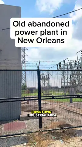 Old absndoned power plant in New Orleans 😯 //// I make fun videos around New Orleans, highlight local businesses, New Orleans life, and I’m a licensed tour guide offering daily New Orleans adventures! DM me for more info! #nola #neworleans #louisiana
