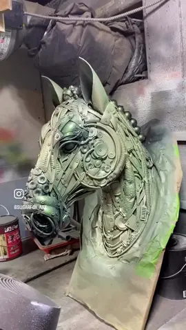 I make art from junk #handmade #sugarfox #unicorn #oneofakind #repurposed 