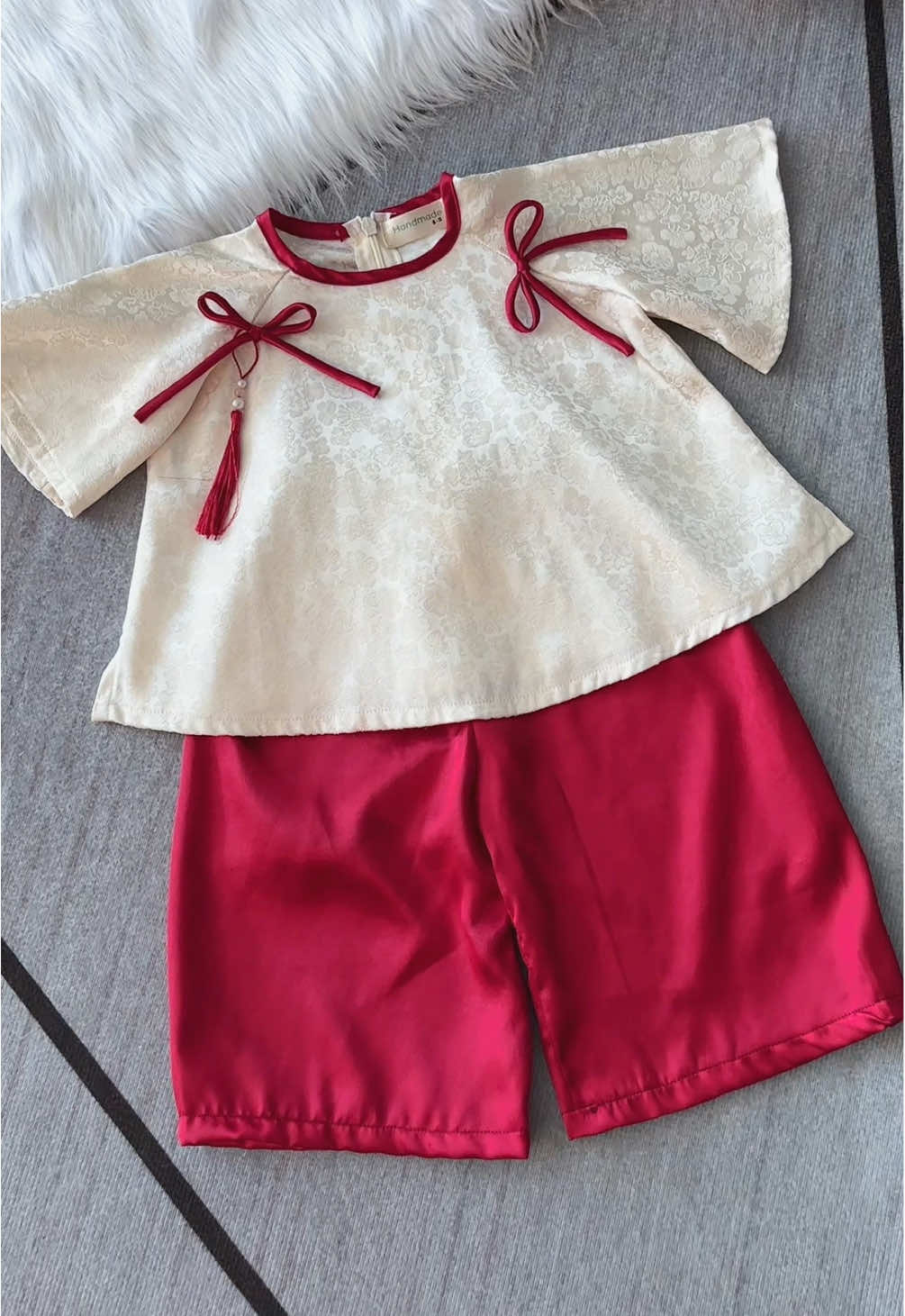 Bộ gấm mỹ nhân cho bé yêu đi chơi lễ, tết trung thu #xuhuong #thoitrangtreem #tiemmesa #gamlua #tettrungthu 