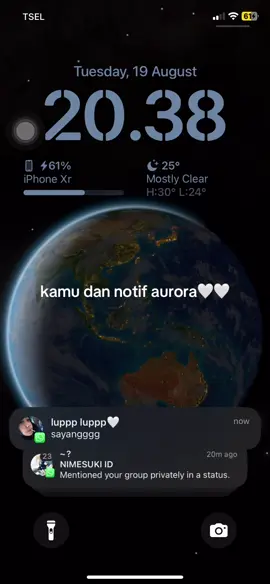 #fyp #trend #notification #aurora #bucin @raachel 