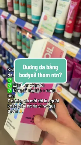 Có ai chỉ dùng mỗi bodyoil giống t ko #linhsieuthi #bodyoil #duongda #moawmoaw 