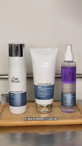 ✨ FIQUEI LOIRA, E AGORA? A linha BlondorPlex Careline é a resposta: tratamento que fortalece, reconstrói e protege os fios, deixando o loiro mais resistente e luminoso.  Com a ação da Pro-Vitamina B5, hidrata profundamente e garante brilho e maciez incomparáveis.  E o melhor, agora com a máscara Home Care, você mantém em casa a mesma força e beleza conquistada no salão.  #hair #haircolor #wella 