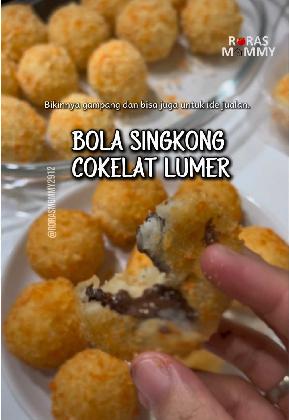 Singkong di buat ini enak banget ! Bisa buat ide jualan, stock cemilan, bekal atau buat suguhan tamu.  #singkong #resepsingkong #bolasingkong #singkongcoklat #resep   