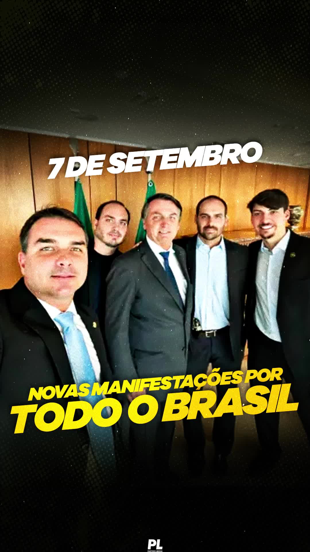 No coração de cada brasileiro existe uma chama que jamais se apaga: o verdadeiro PATRIOTISMO! O 7 de setembro será marcado pela nossa voz nas ruas de todo o país. Em qual cidade você vai se manifestar?✨🇧🇷 #7DeSetembro #BrasilAcimaDeTudo #reajabrasil