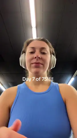 Has it really already been a week? #75dayschallenge #GymTok #cardio #weightlifting #contentcreator 