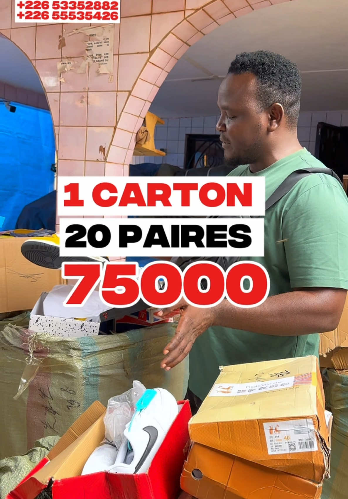 🚪 Lemah+ ouvre ses locaux ! 📦 Livraison & expédition disponibles ✈️ 👟 Offres spéciales : 	•	🔥 50 paires multi-marques ➝ 195.000 CFA 	•	🎁 Pack cadeau 20 paires ➝ 75.000 CFA 👉 Et pour les plus exigeants : possibilité de trier vos paires (tarif différent). ⚡ Ne manquez pas cette occasion, passez faire un tour dès maintenant ! #LemahPlus #pourtoiiiiiiiiiiiiiiiiiiii #Chine #CommerceAfrique #burkinatiktok🇧🇫🇧🇫🇧🇫❤️ #burkinatiktok🇧🇫🇧🇫🇧🇫226❤️ #BurkinaFaso #viralvideostiktoks #fly #Grossiste #chaussures #Sneakers #BonPlan #Vente #Expédition #Cadeaux