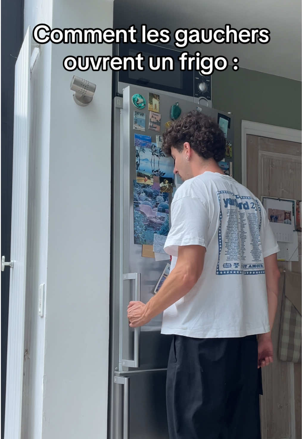 Les pauvres 🥲 #frigo #gauche #chute #drole #humour 