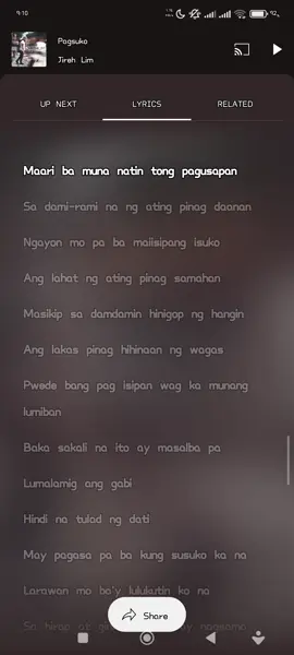 Pagsuko  by: Jireh Lim #musiclyricsvideos # #musiclyric 