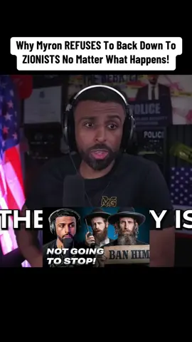 Why Myron REFUSES To Back Down To ZIONISTS No Matter What Happens!  #news #fouryou #fyp #trending #myron 