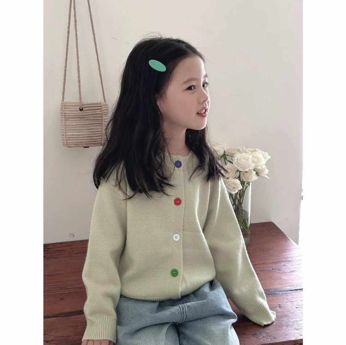 Áo Len Cardigan Cho Bé Gái, Phong Cách Hàn Quốc #aocardigan #aolenchobe #aodep #xuhuongtiktok 