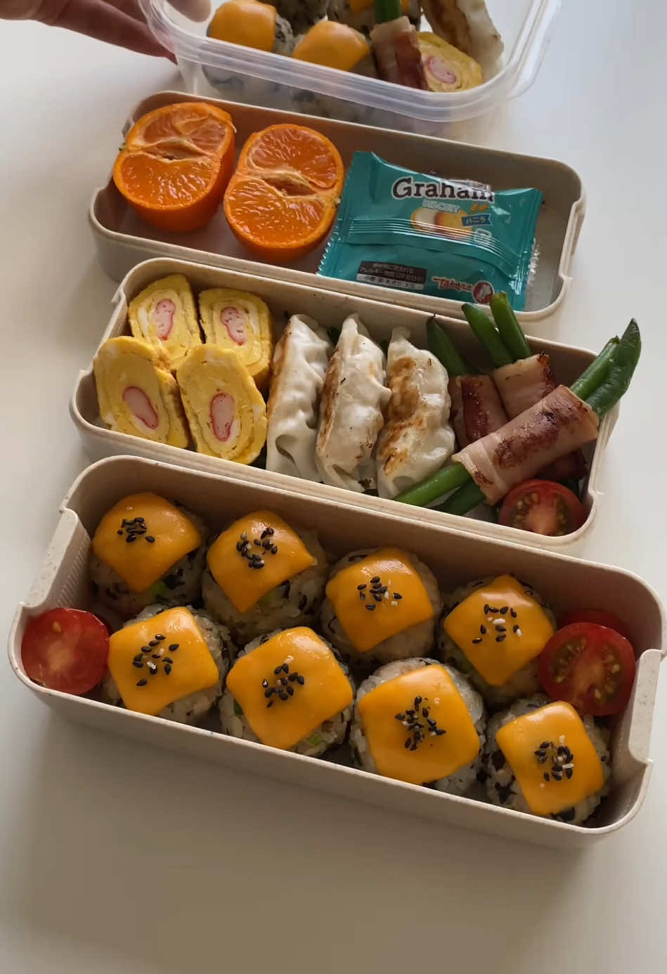 Packing lunch for my boyfriend after my night shift 🥱🍱 #asmr #lunch #lunchbox #satisfying #cooking 