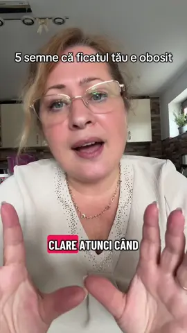 5 semne că ficatul tău e obosit Ficatul nu doare, dar îți trimite mesaje clare. Ai observat aceste semne?  #ficat #sanatate #detox #stiatica #claudianistor   