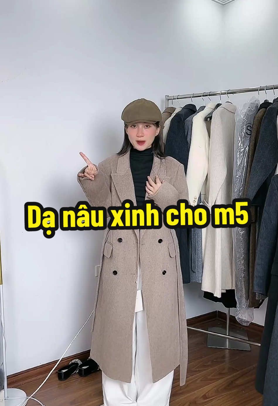 1 e dạ nâu siêu Tây k thể bỏ quaaa. Hàng siêu xinhh giá mềm đầu mùa😊#adelia #aodalongcuu #aodatet #aodaquangchau 