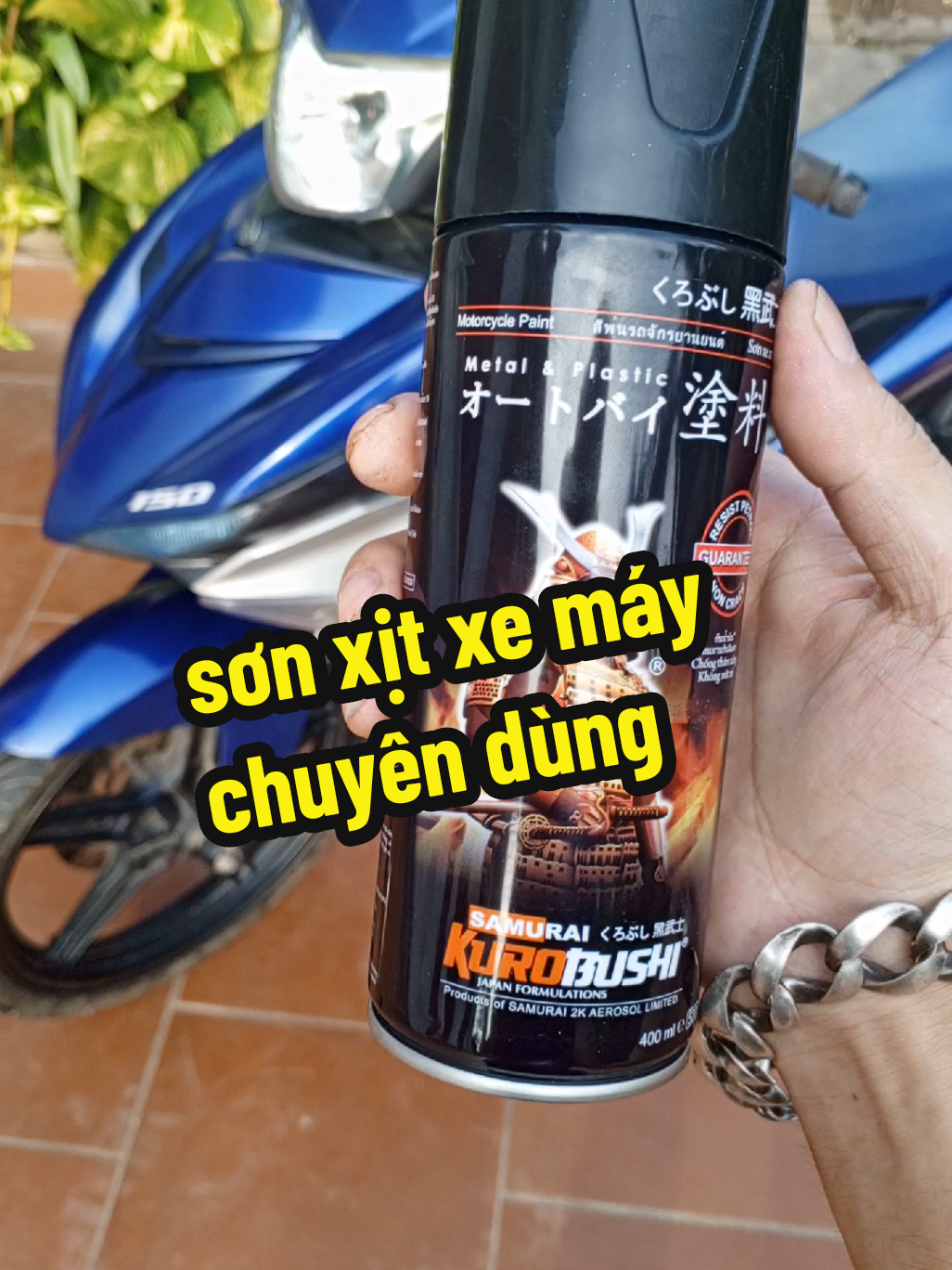 sơn xịt xe máy chuyên dụng #ongchuhungyen 
