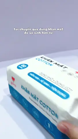 tui đổi qua lau mặt bằng em này nên ít lên mụn hẳn #gumi #khanmatkho #skincare #foryou 