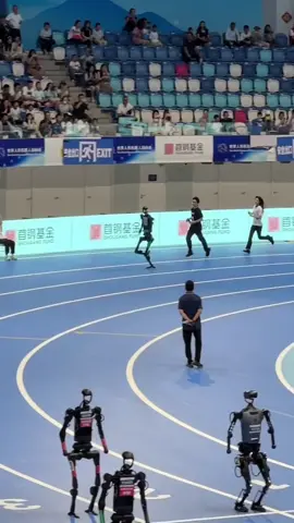 @China LiuYusen🇨🇳 #waic2025 #Robot #WorldRobotGames #robotsoccer #football China's Robot Games Show Progress, Challenges