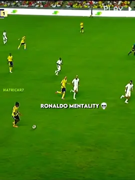 Ronaldo Mentality 🐐😅 || #ronaldo #alnassr #today #match #fyp 