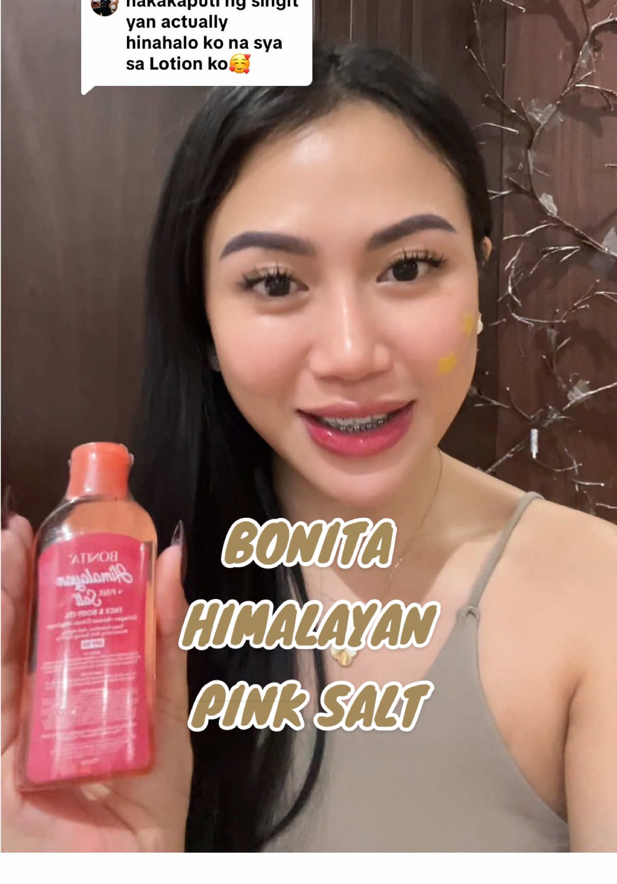 Replying to @Jessica my forever fav whitening oil — Himalayan pink salt oil 😭🔥💕✨ #himalayanpinksalt #whiteningoil #bodyoil #bonita 