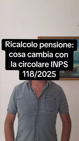 Con la circolare INPS n.118 del 12 agosto 2025 arrivano novità per pensionati e dipendenti pubblici. Ricalcolo delle pensioni entro 3 anni, nessuna modifica dopo. Attenzione anche a TFR e TFS: possibili riliquidazioni e recuperi. Scopri chi rischia tagli, chi può avere aumenti e perché tutto dipende dal triennio. #pensione #novitàinps #ricalcolopensione #tfs #pubblicoimpiego