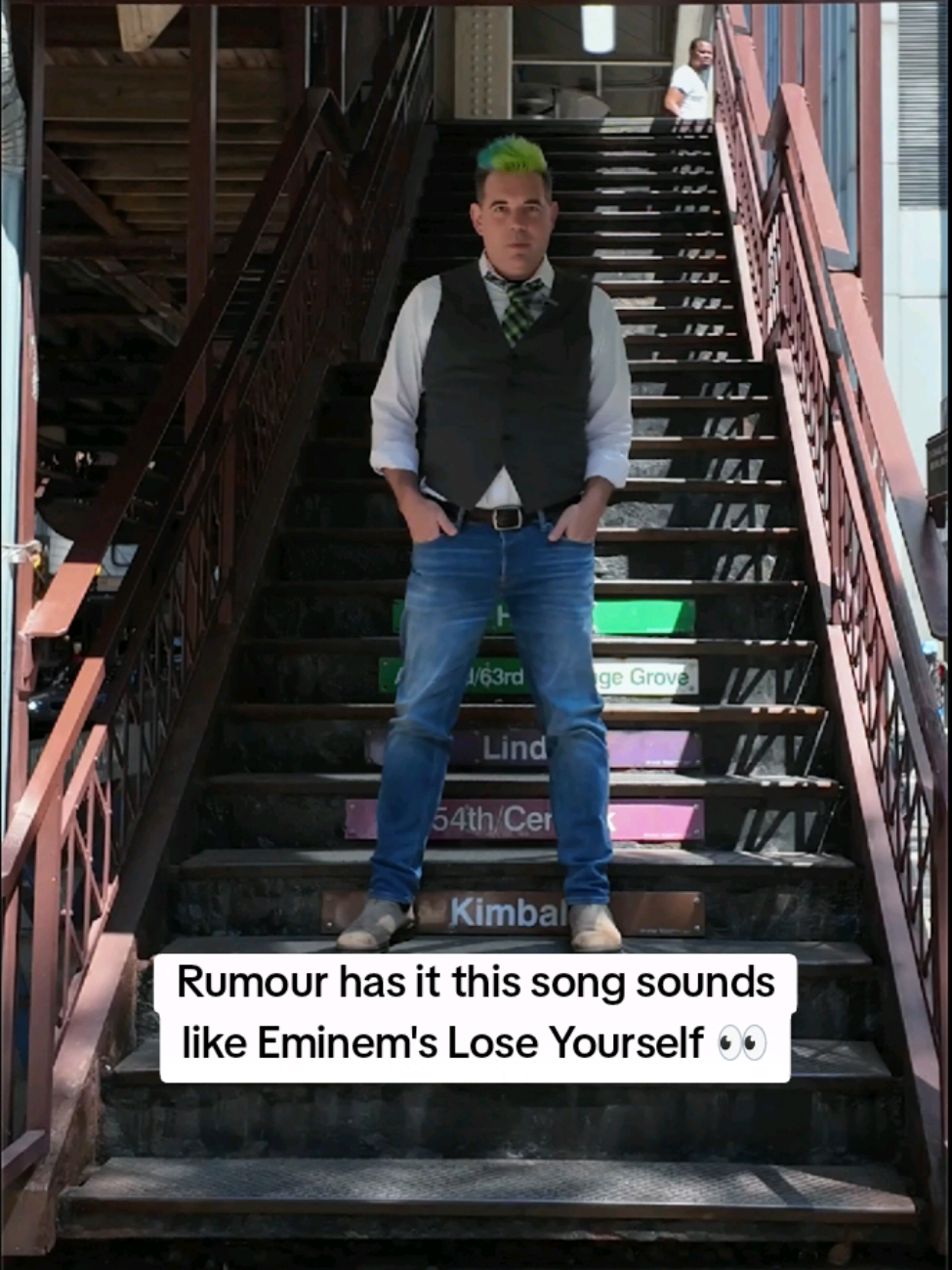 When you write a song about your own kidnapping and people start comparing it to Eminem 👀 Should I do some Mamkhulu merch?? ⬇️ #fyp #musictok #mamkhulu #altrock #ceomusician 