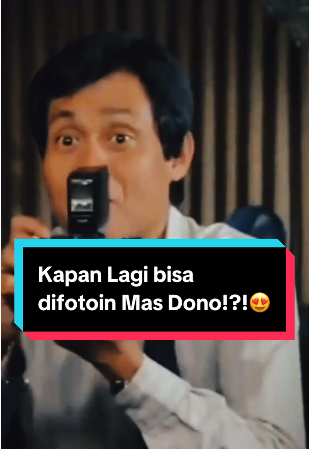 kapan lagi bisa difotoin mas dono🥹 #fyppppppppppppppppppppppp #belilokal #bajuanak #fyp #xybca 