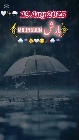 19-08-2025 Tuesday  (24 Safar 1447) Happy Rain Day ☔☔