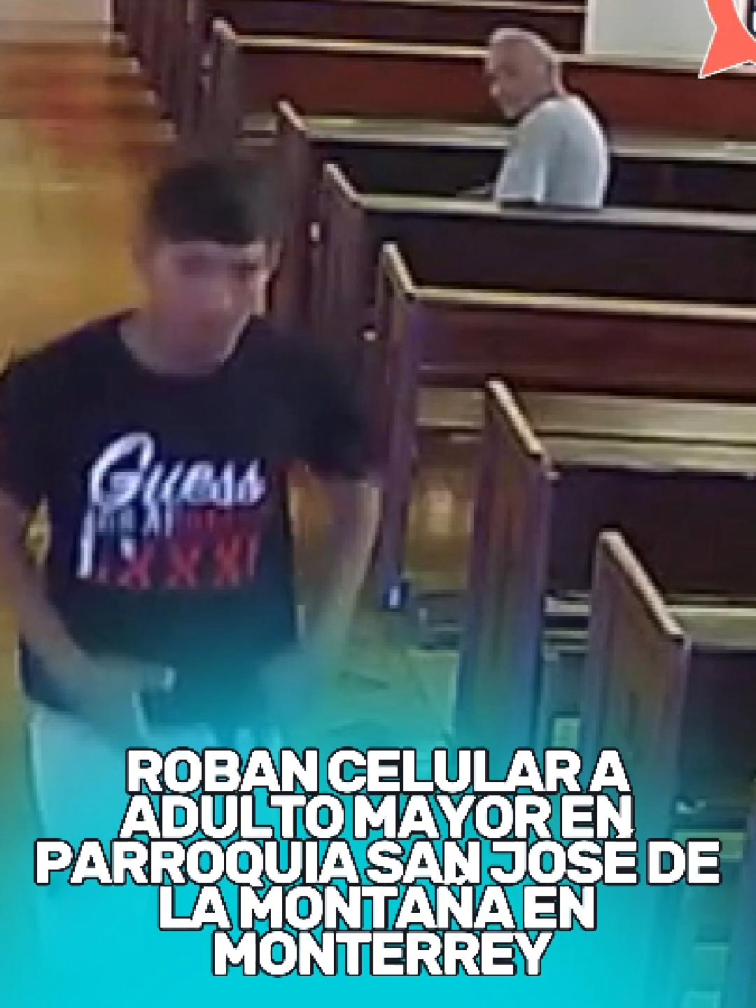 Roban celular a adulto mayor en Parroquia San José de la Montaña en Monterrey