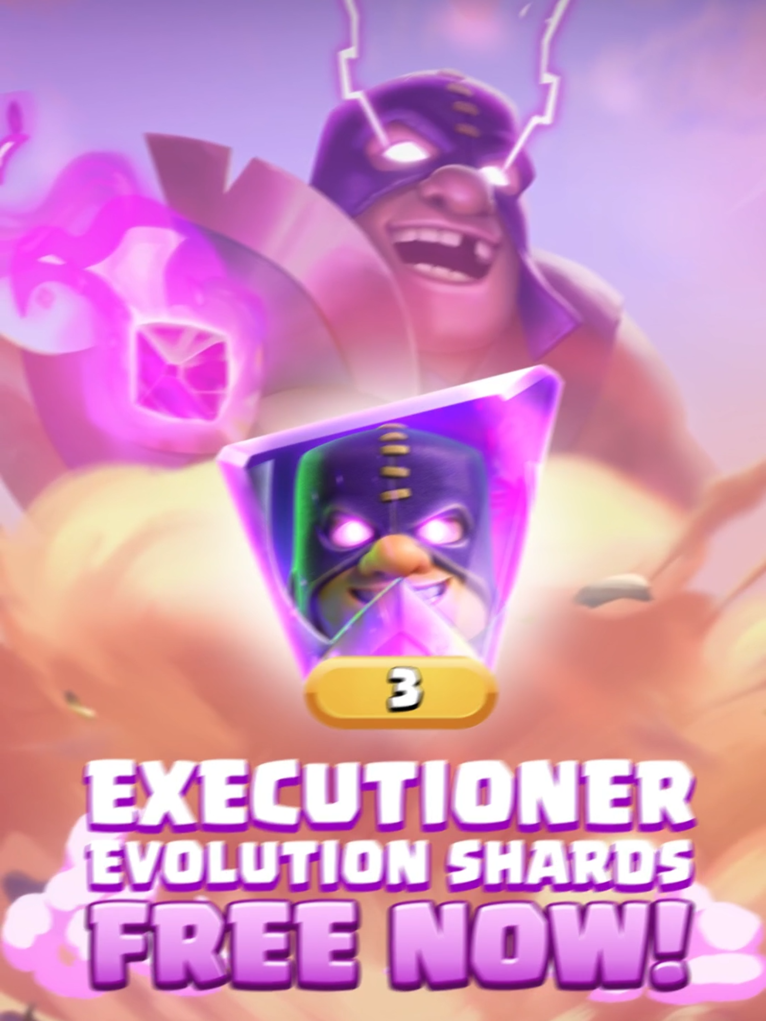 Hit Hard and Push 'em back with Executioner Evolution!  3 Evo Shards and more up for grabs 🎁