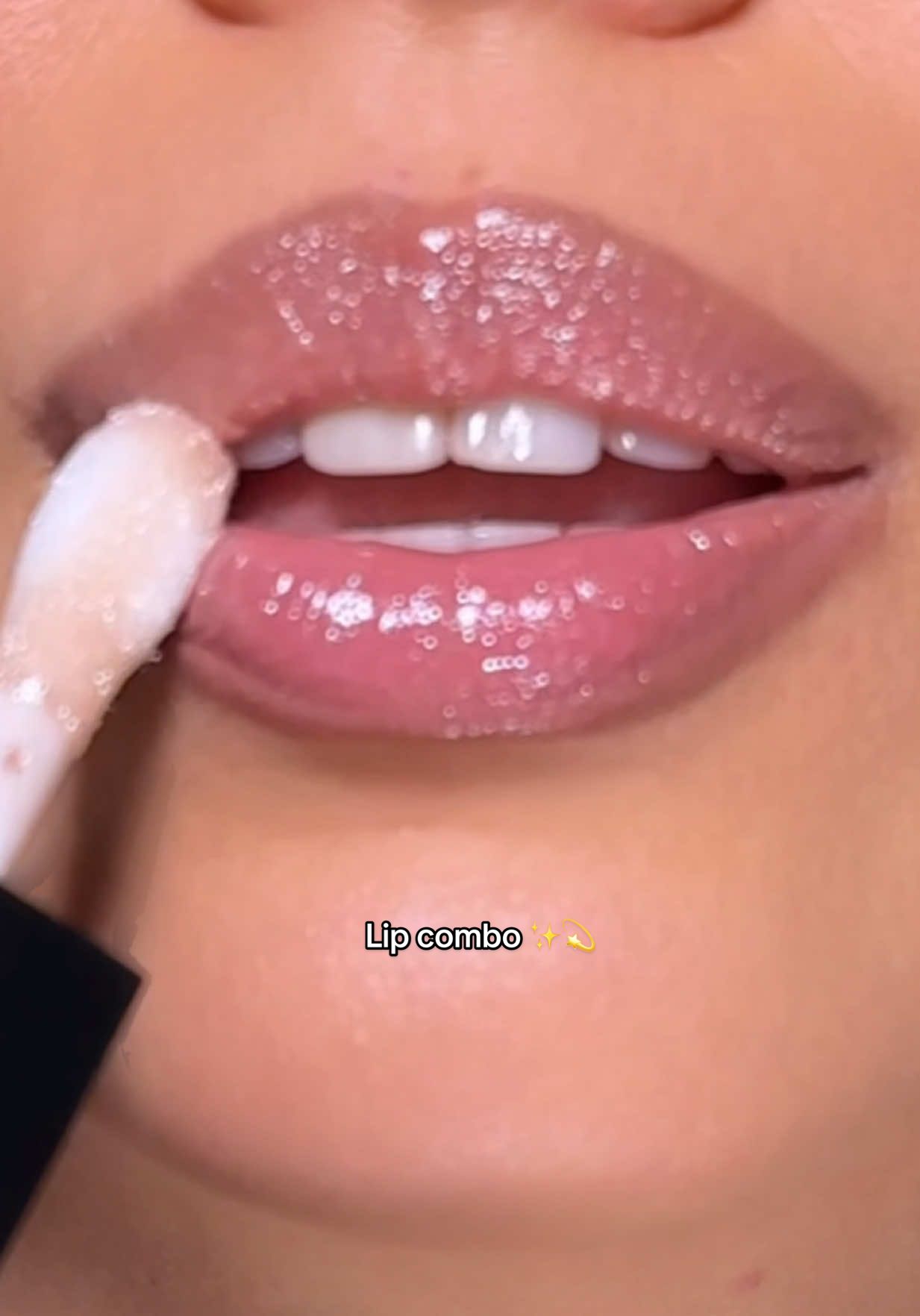 Omg 🤩🤩🤩 Lip combo by @elfcosmetics  I used lip liner Espresso Martini + lip gloss Crystal Baller ✨ #beautycreator #ugc #ugccreator #makeup #lipcombo 