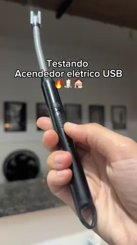 Testei meu novo acendedor de fogão elétrico USB e me surpreendi 🤌🏻🔥😍 #apartamento #casa #utilidadepublica #acendedor #decoracao 