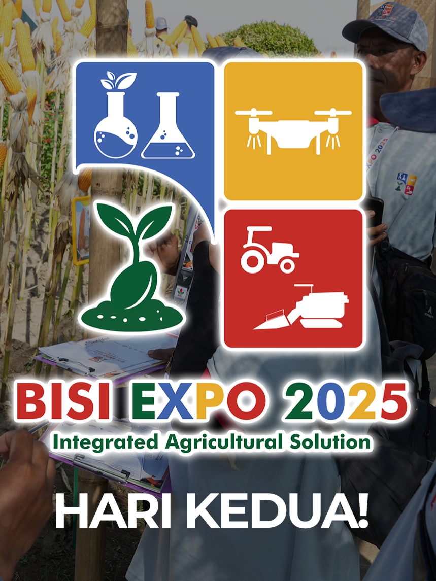 BISI EXPO HARI KEDUAAAAA, kemarin hari pertama aja udah seruu banget! Apalagi hari kedua! Penasaran banget kaaan? Yuk kita intip keseruannya di video kali ini! #bisi #bisiinternational #msi #multisaranaindotani #bisisahabatpetani #sahabatbisi #benihbisi #msiagrochemical #capkapalterbang #untukpangankamiberkarya #pertanian #petani #pertanianindonesia #petanimuda #perkebunan