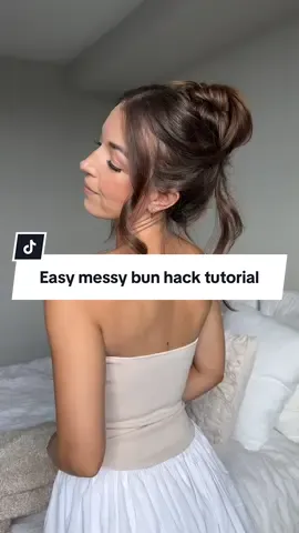 #easyhairtutorials #hairtok #hairgoals #bunhack 