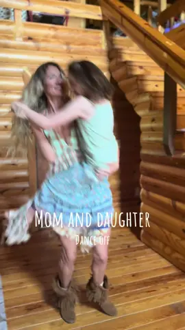 My wife and our daughters dancing in the kitchen.  This is one of the many things you can do inside when it is way too hot outside.  I love watching these two dance… I like joining them even more!  #Fyp #downsyndrome ##Dance#mom #Love