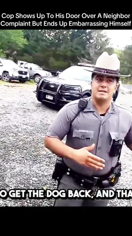 Cop Shows Up To His Door Over A Neighbor Complaint But Ends Up Embarrassing Himself #cops #police #lawsuit #unlawful #usa 